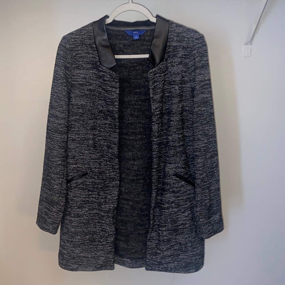 Apt 9 Black Jacket/Blazer Small